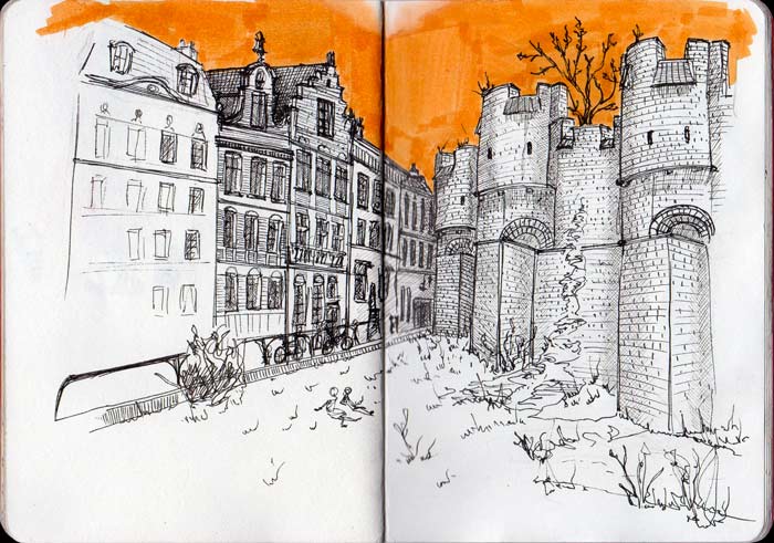 Juliette Seban – Carnet de croquis – Gand