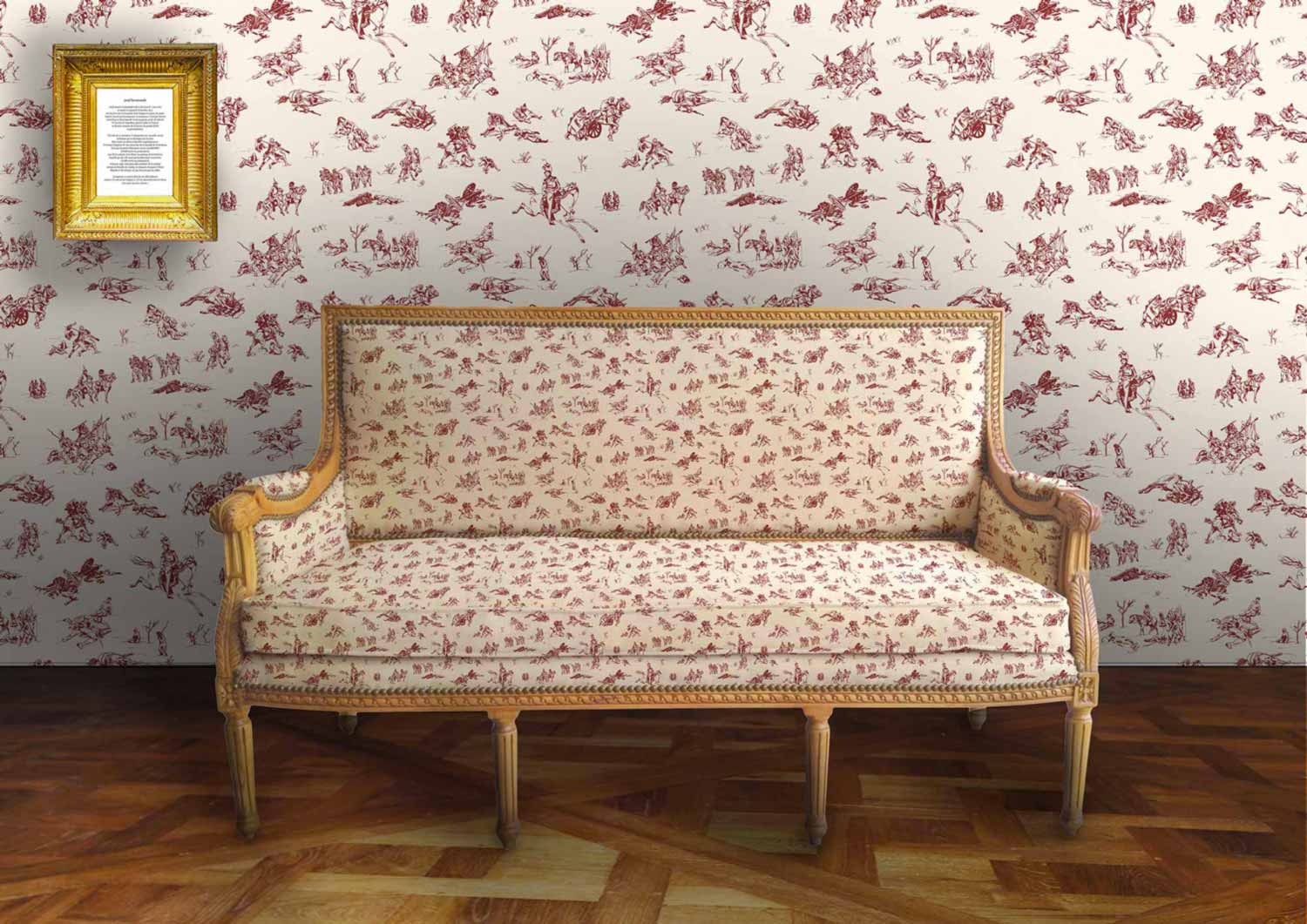 Juliette Seban – Toile de Jouy – Canapé