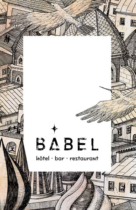 Juliette Seban – Babel Hôtel Belleville – Carte de visite 2
