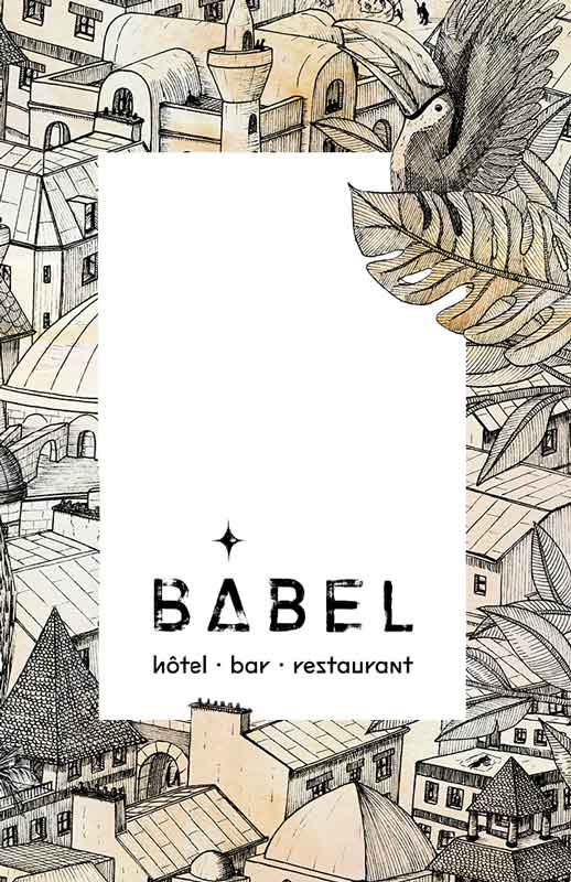 Juliette Seban – Babel Hôtel Belleville – Carte de visite 2