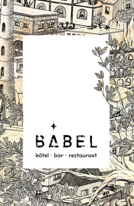 Juliette Seban – Babel Hôtel Belleville – Carte de visite 3