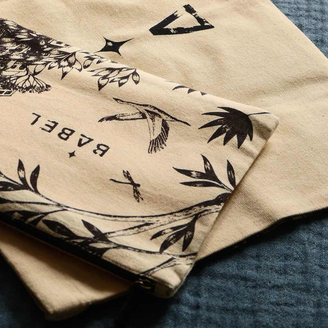 Juliette Seban – Babel Hôtel Belleville – Pochette et totebag