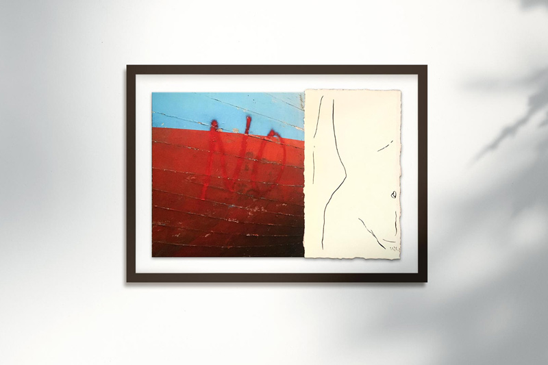 Juliette Seban – Lampedusa, collages – Link