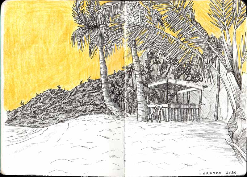 Juliette Seban – Carnet de croquis – Guadeloupe